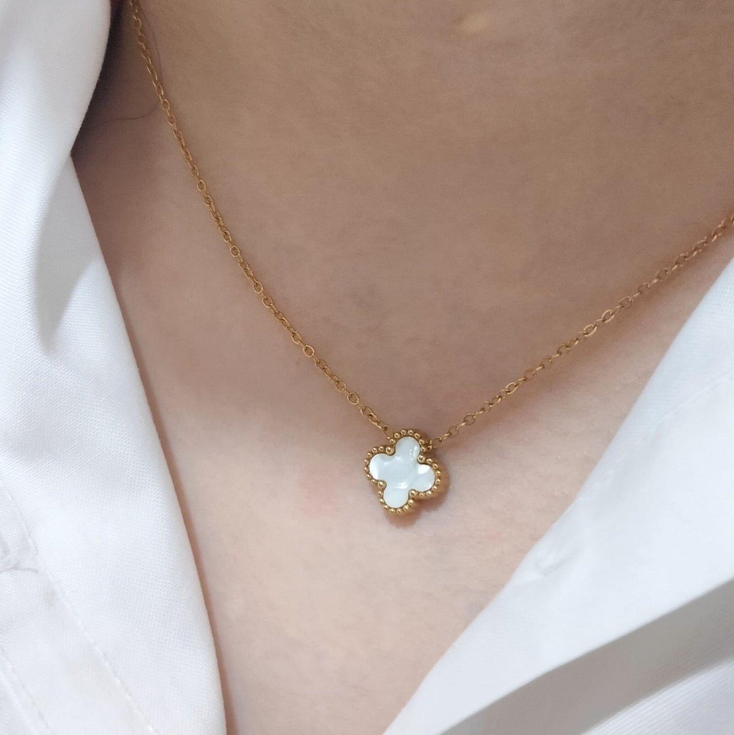 Clover Reversible Necklace