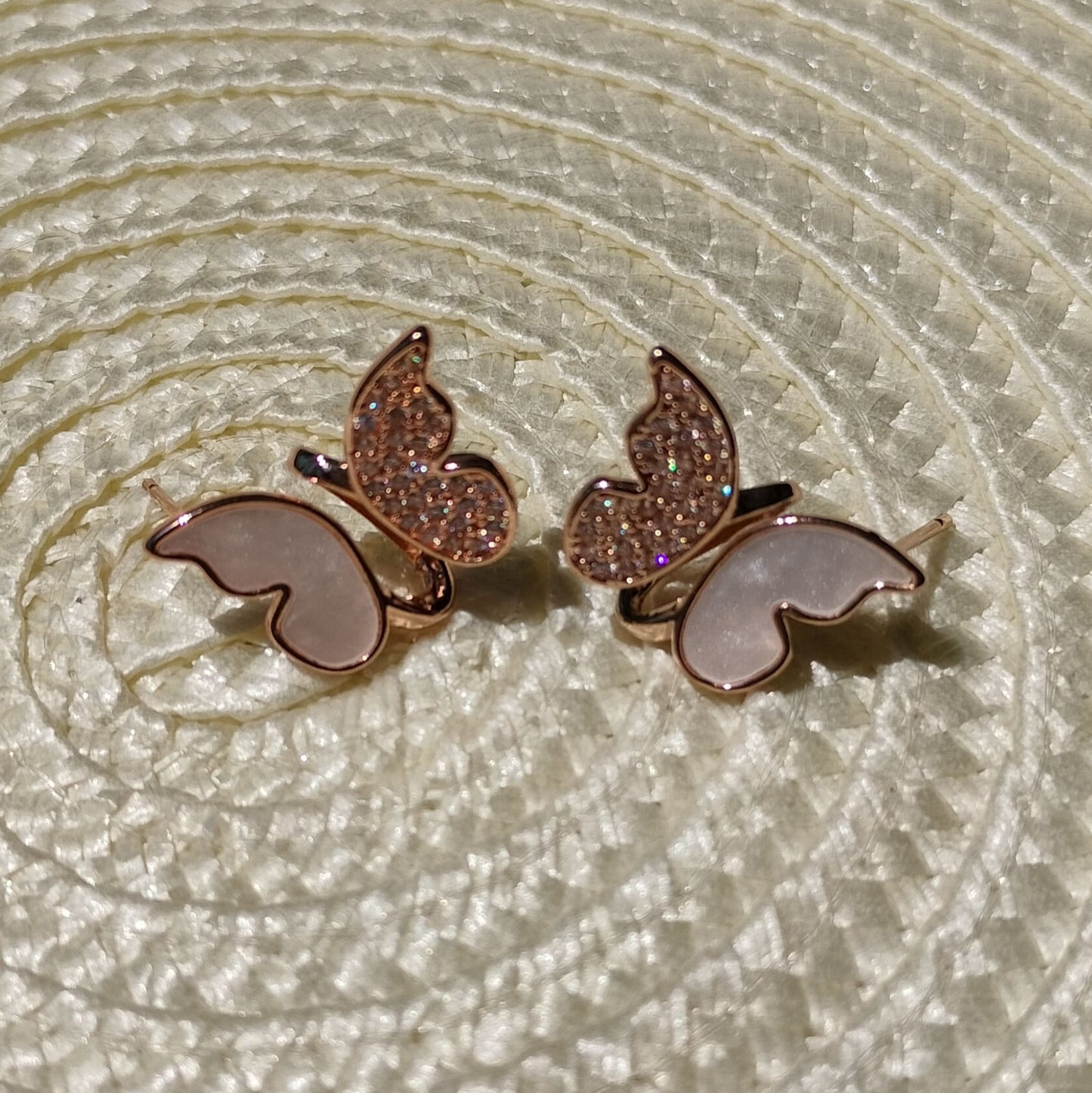 Golden Butterfly Earrings
