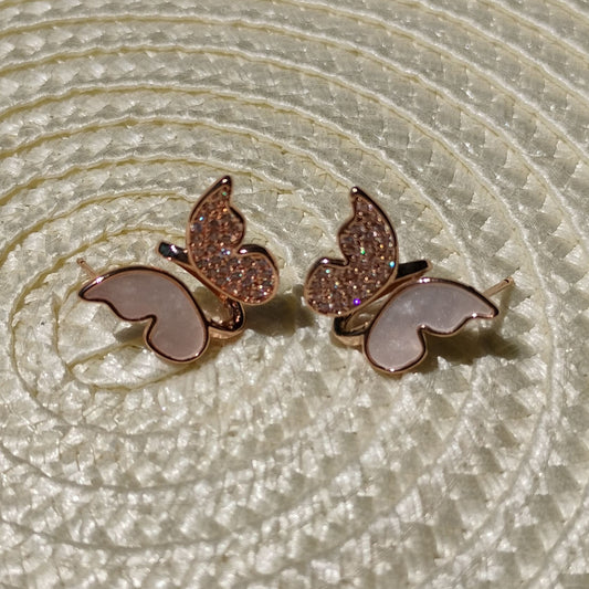 Golden Butterfly Earrings