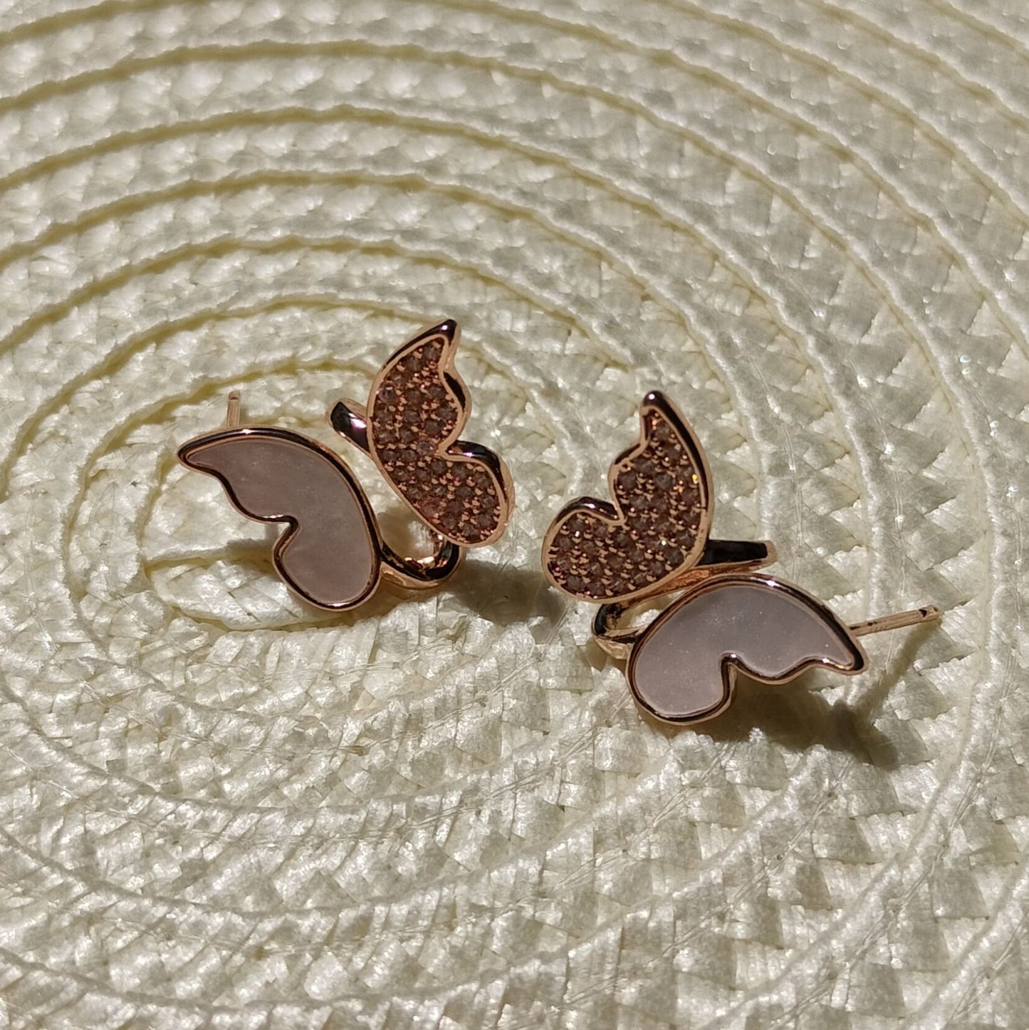 Golden Butterfly Earrings