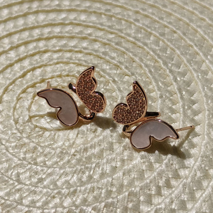 Golden Butterfly Earrings