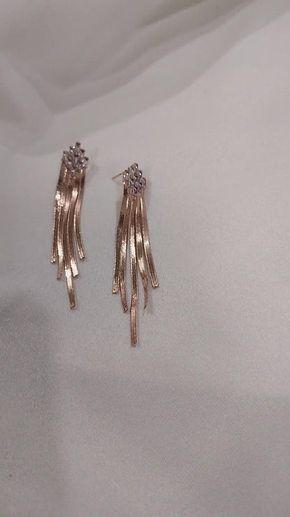 Starburst with Tassels Earrings