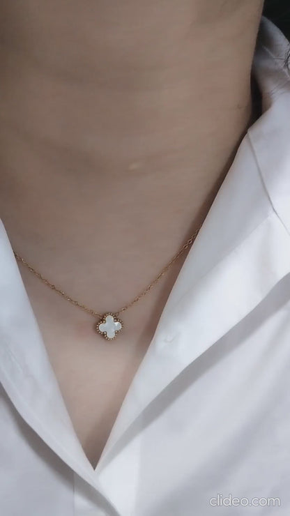 Clover Reversible Necklace