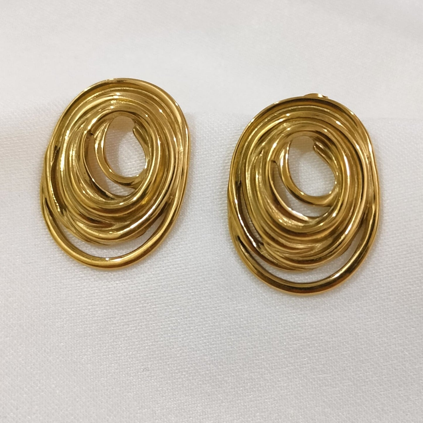 Spiral Hoops Earrings
